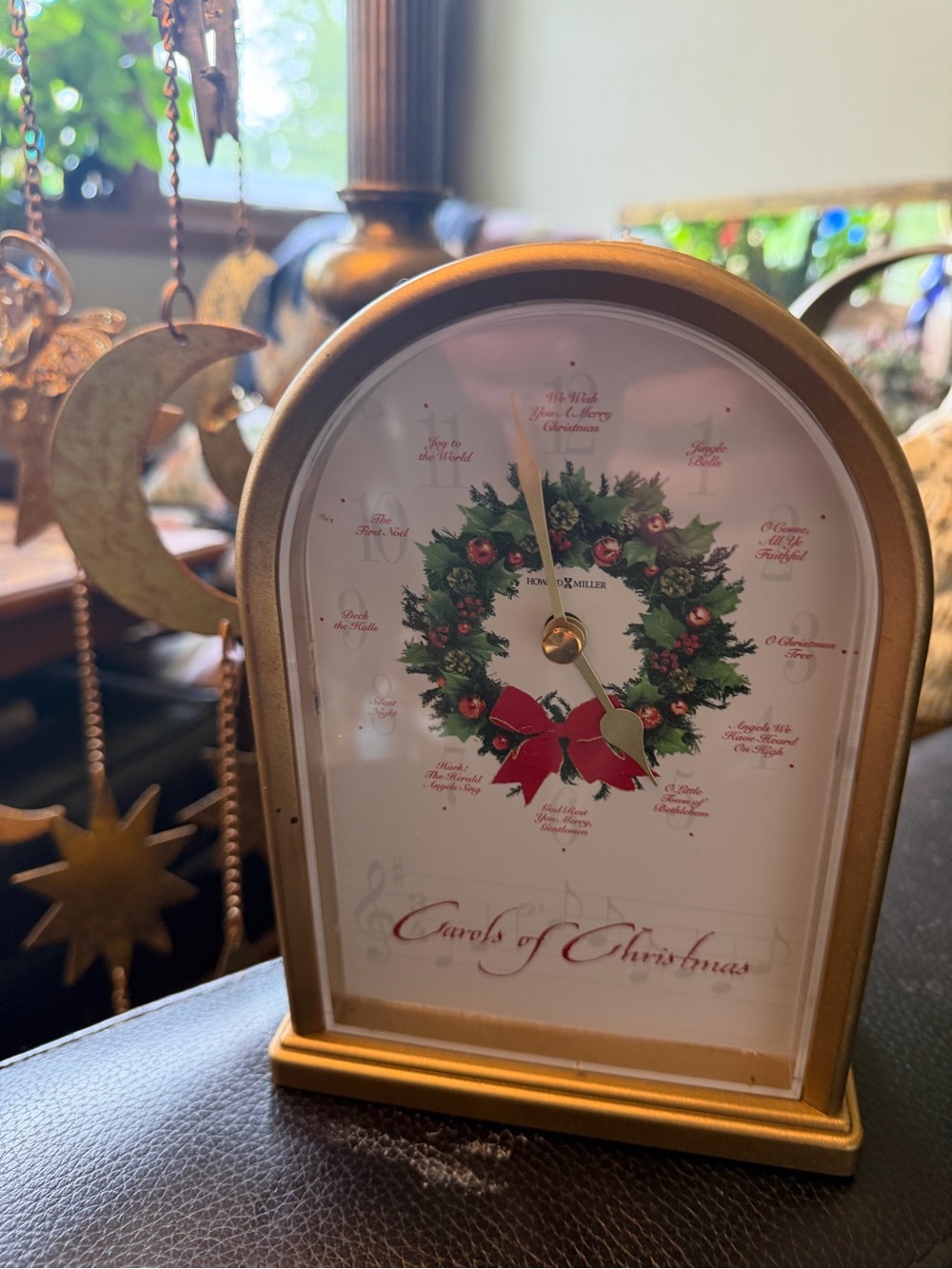 Howard Miller Carols of Christmas II Tabletop Clock (Model 645-424)